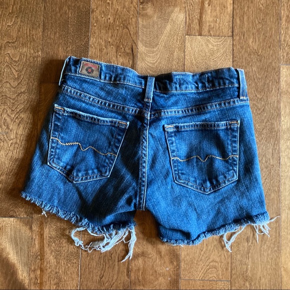 Red Engine Pants - Cute Denim Shorts
